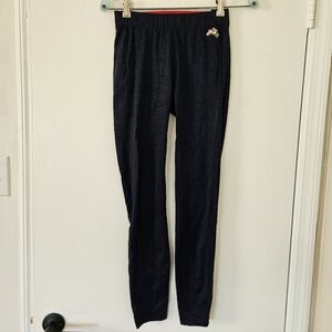 Tracksmith Womens Session Tights M Running Blue Heathered Zip Pocket Nylon